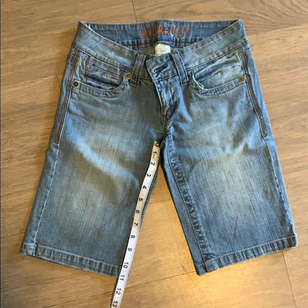 Hydraulic Bermuda Jean Shorts